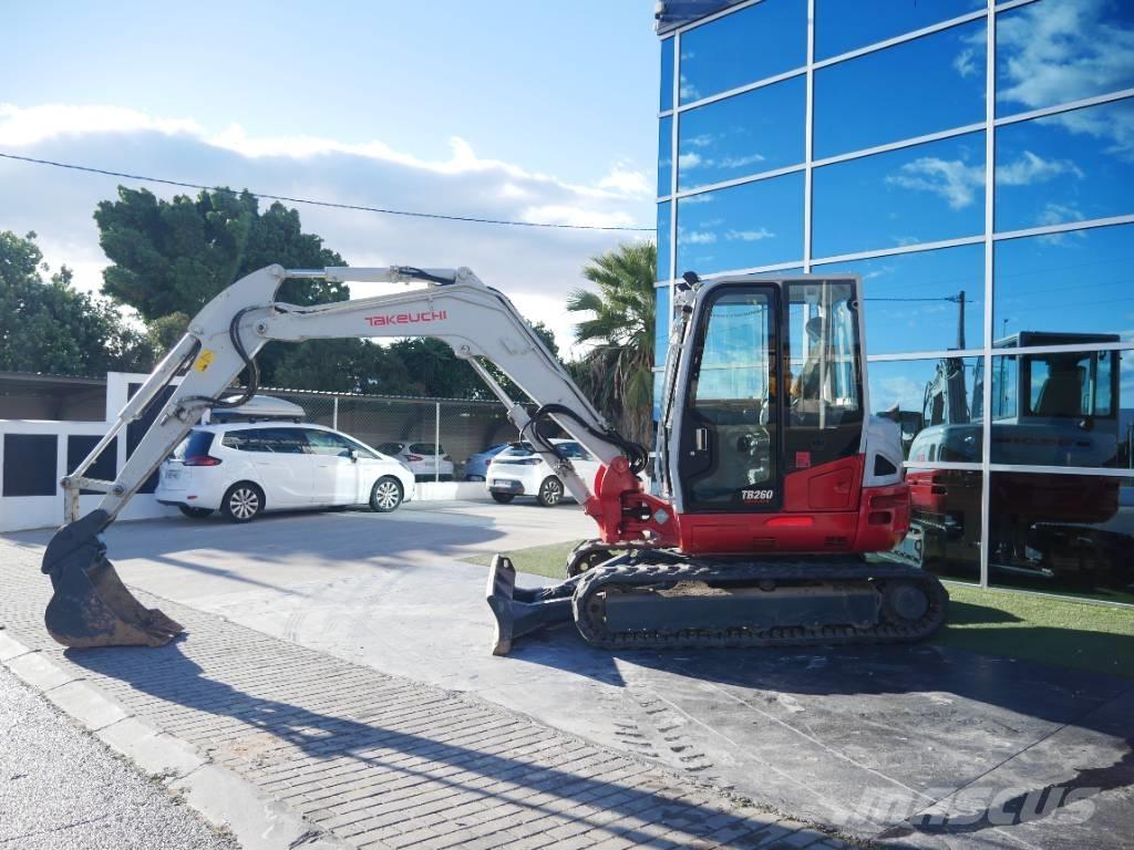 Takeuchi TB 260 حفارات صغيرة أقل من 7 طن (حفارات صغيرة)