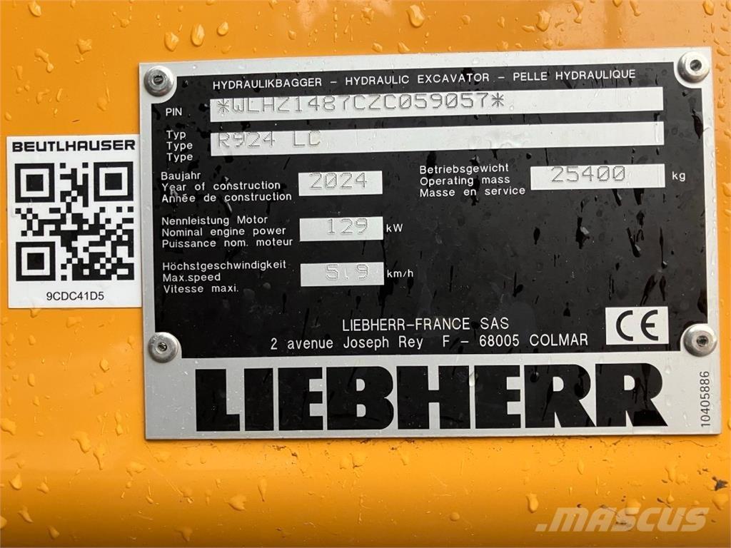 Liebherr R924 حفارات زحافة