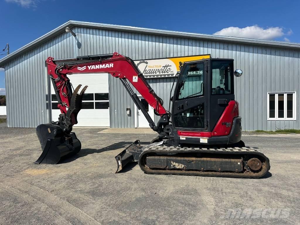 Yanmar Vio 80-1A حفارات زحافة