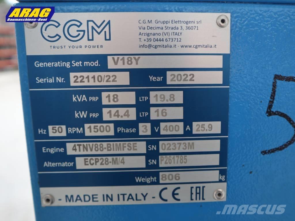 CGM V18Y مولدات ديزل