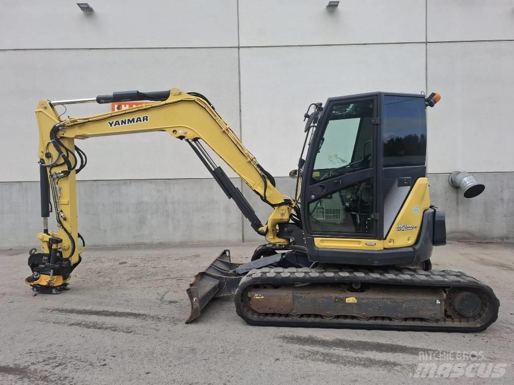 Yanmar Vio 80-1A حفارات وسط 7 طن - 12 طن