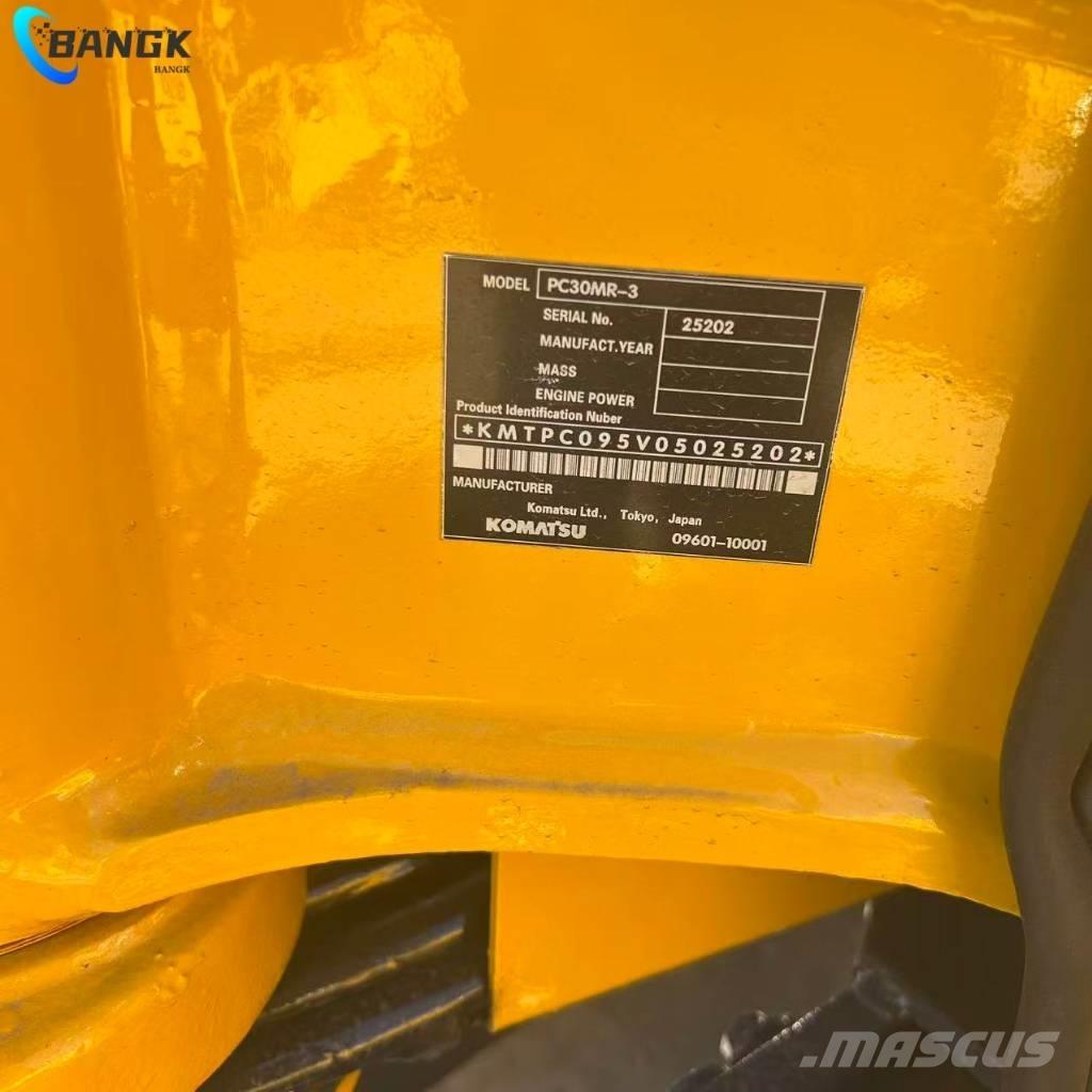Komatsu PC 30 MR-3 حفارات صغيرة أقل من 7 طن (حفارات صغيرة)