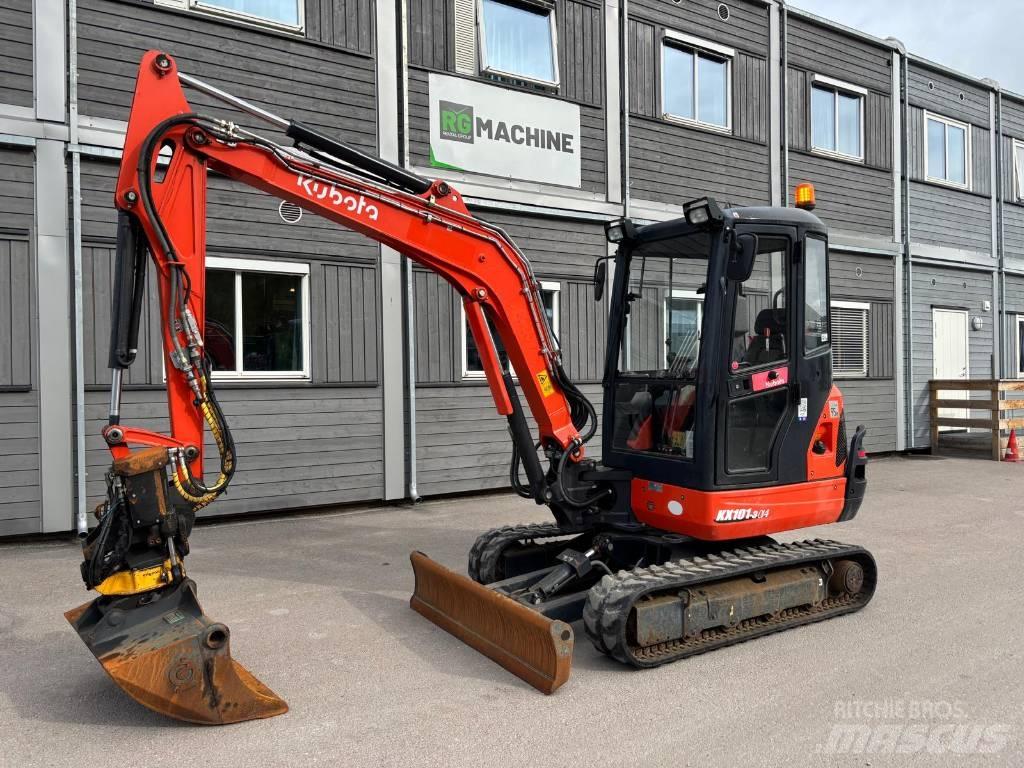  SOLD !  Kubota KX 101-3 حفارات صغيرة أقل من 7 طن (حفارات صغيرة)