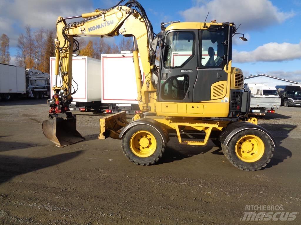 Komatsu PW 98 MR-6 حفارات بعجل