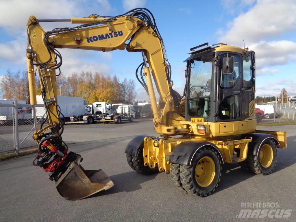 Komatsu PW 98 MR-6 حفارات بعجل
