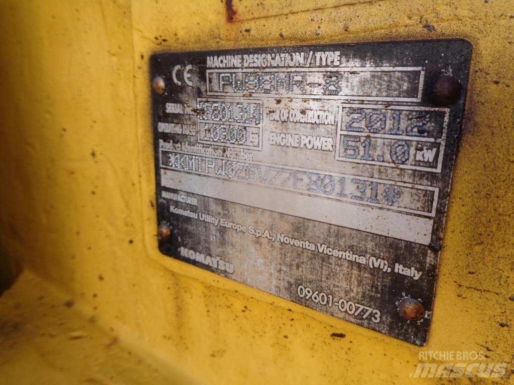 Komatsu PW 98 MR-6 حفارات بعجل
