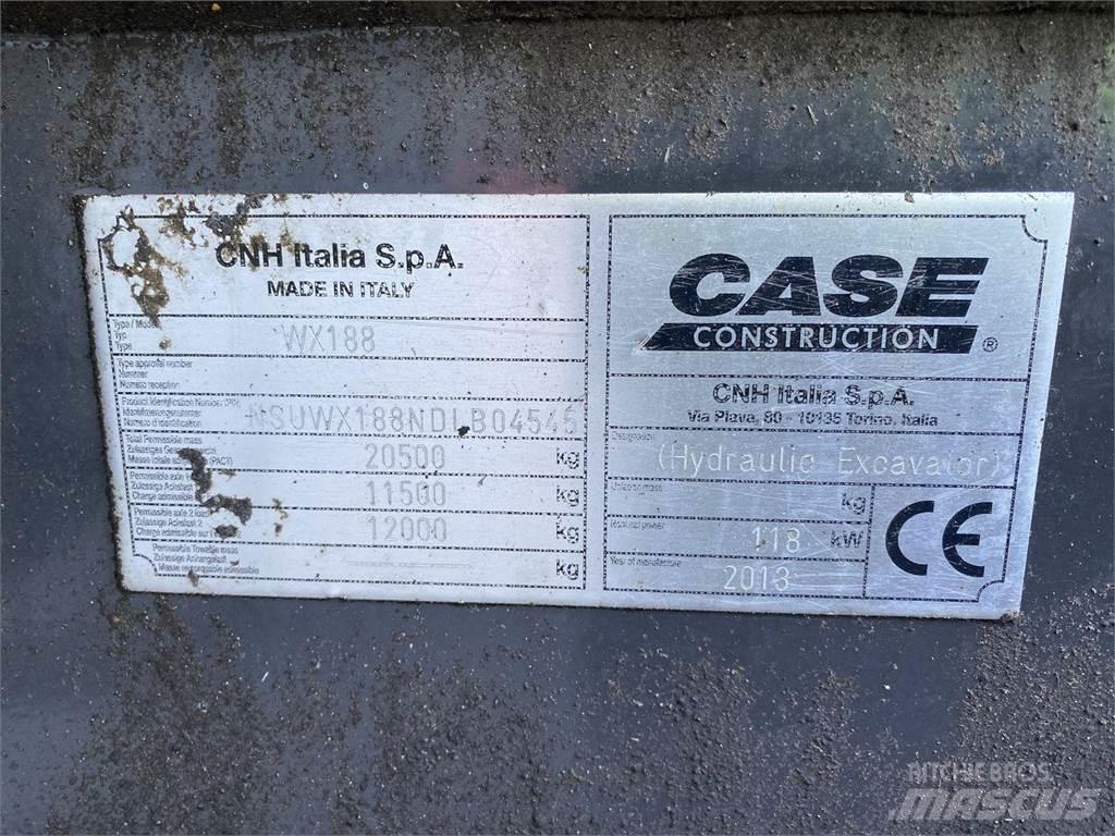 CASE WX188 حفارات بعجل