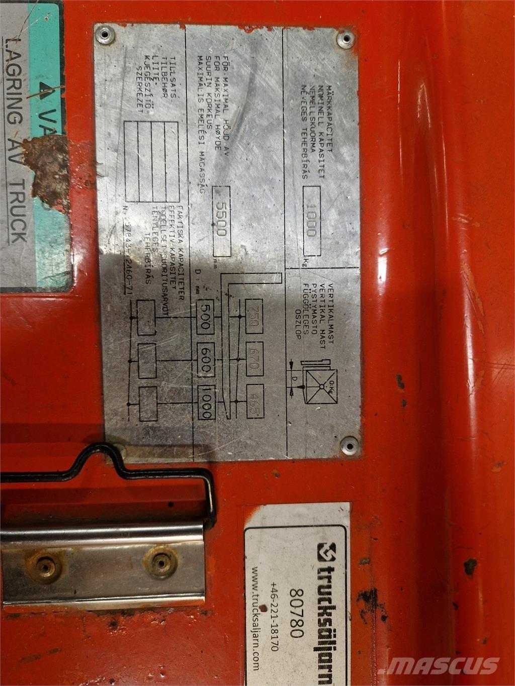 Toyota FBESF15 شاحنات ذات رافعات شوكية تعمل بالكهرباء