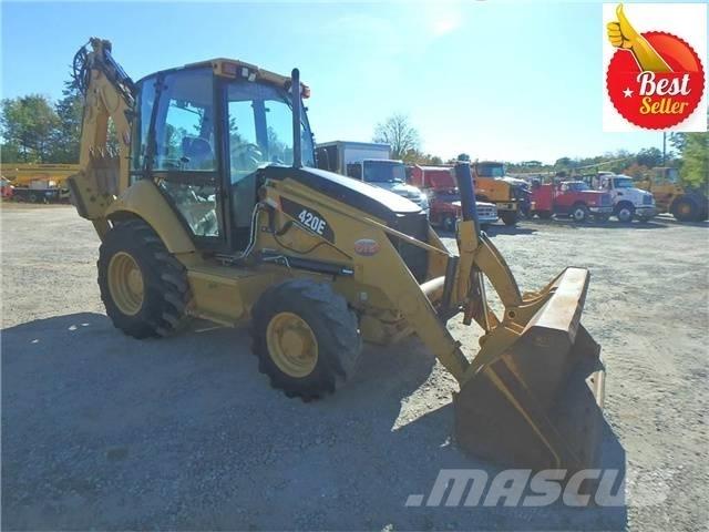 CAT 420 E لوادر ذات جرافات عكسية