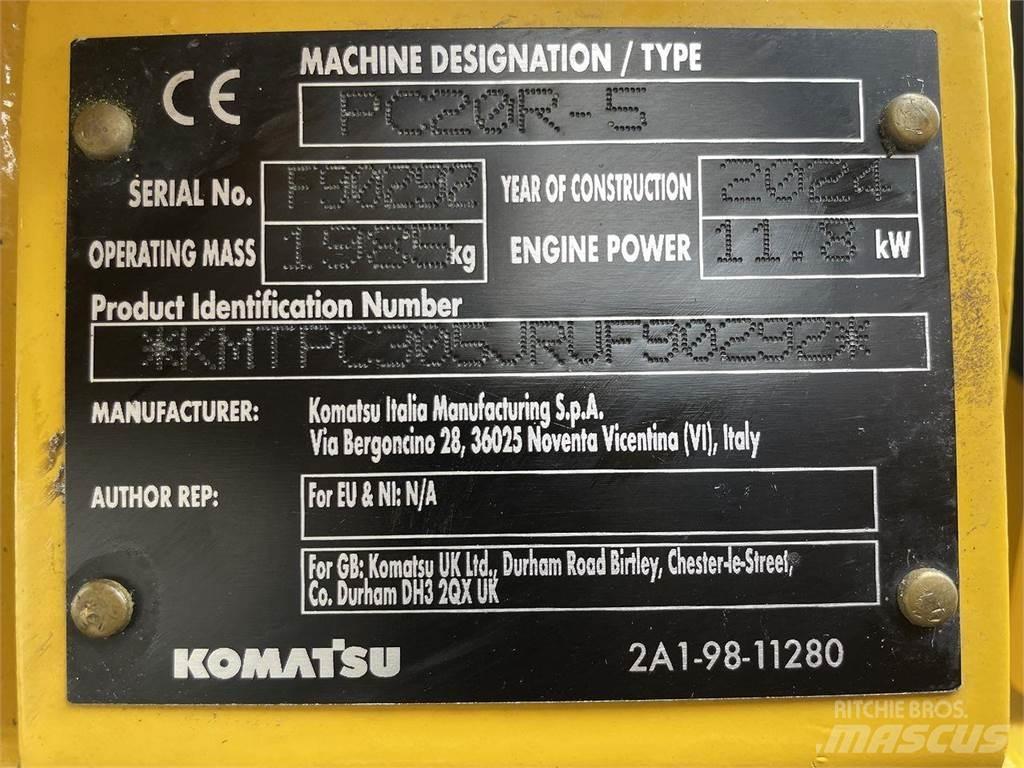 Komatsu PC20R-5 حفارات بعجل