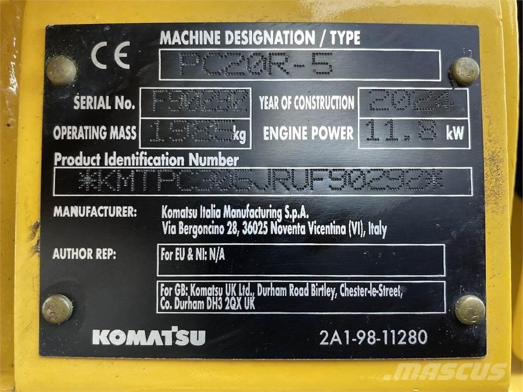 Komatsu PC20R-5 حفارات بعجل