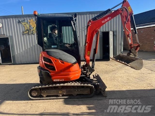 Kubota U 20-3 حفارات صغيرة أقل من 7 طن (حفارات صغيرة)