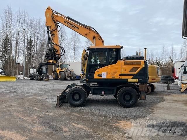 Hyundai HW 140 حفارات بعجل