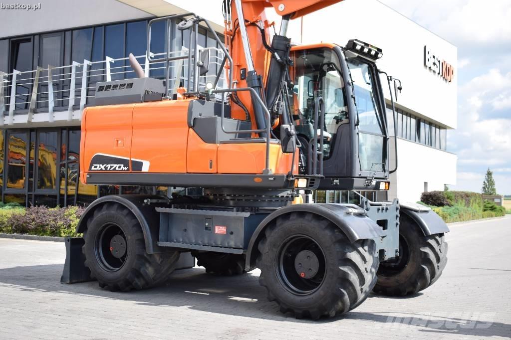 Doosan DX 170 W-5 حفارات بعجل