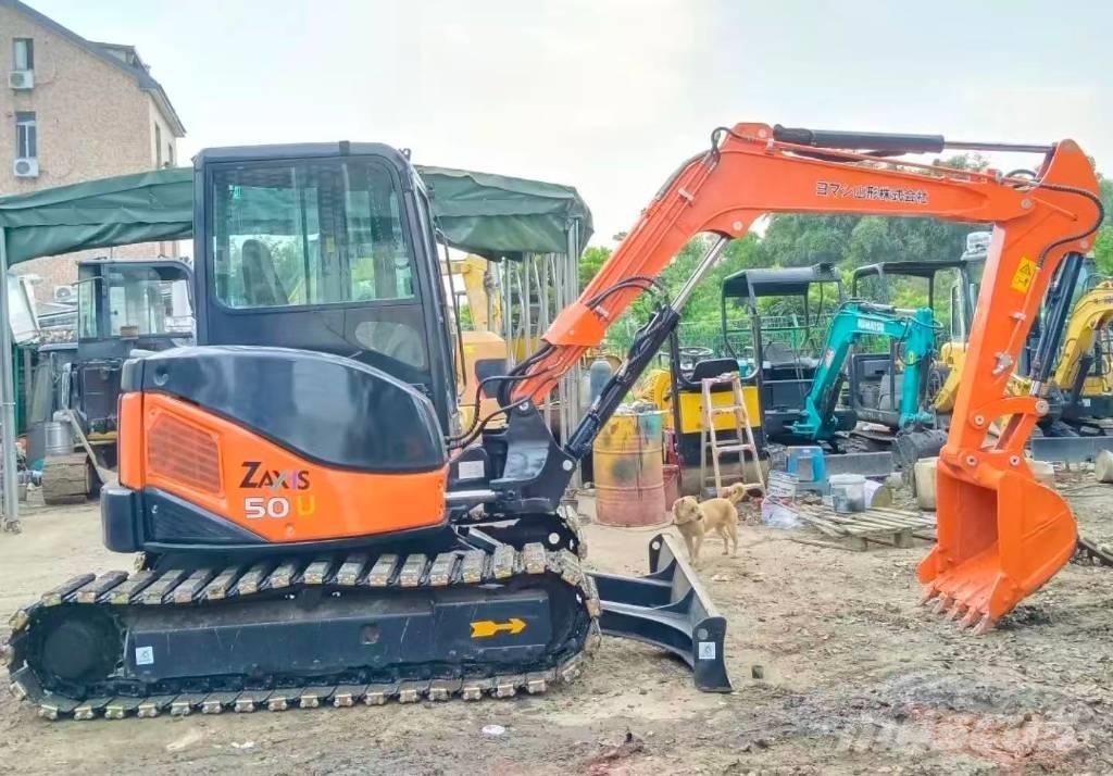 Hitachi ZX 55 U-5 حفارات صغيرة أقل من 7 طن (حفارات صغيرة)