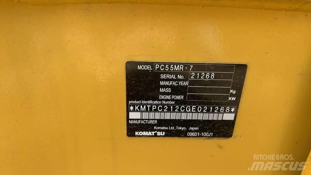 Komatsu PC 55-2 حفارات زحافة