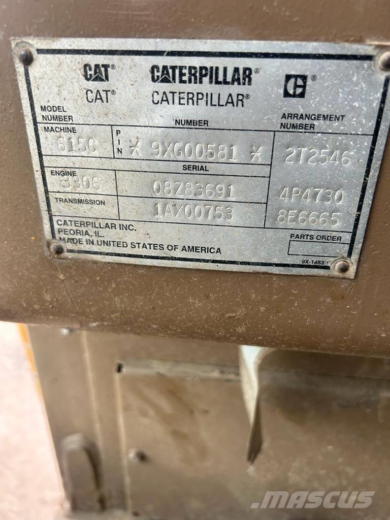 CAT 615 C II كاشطات