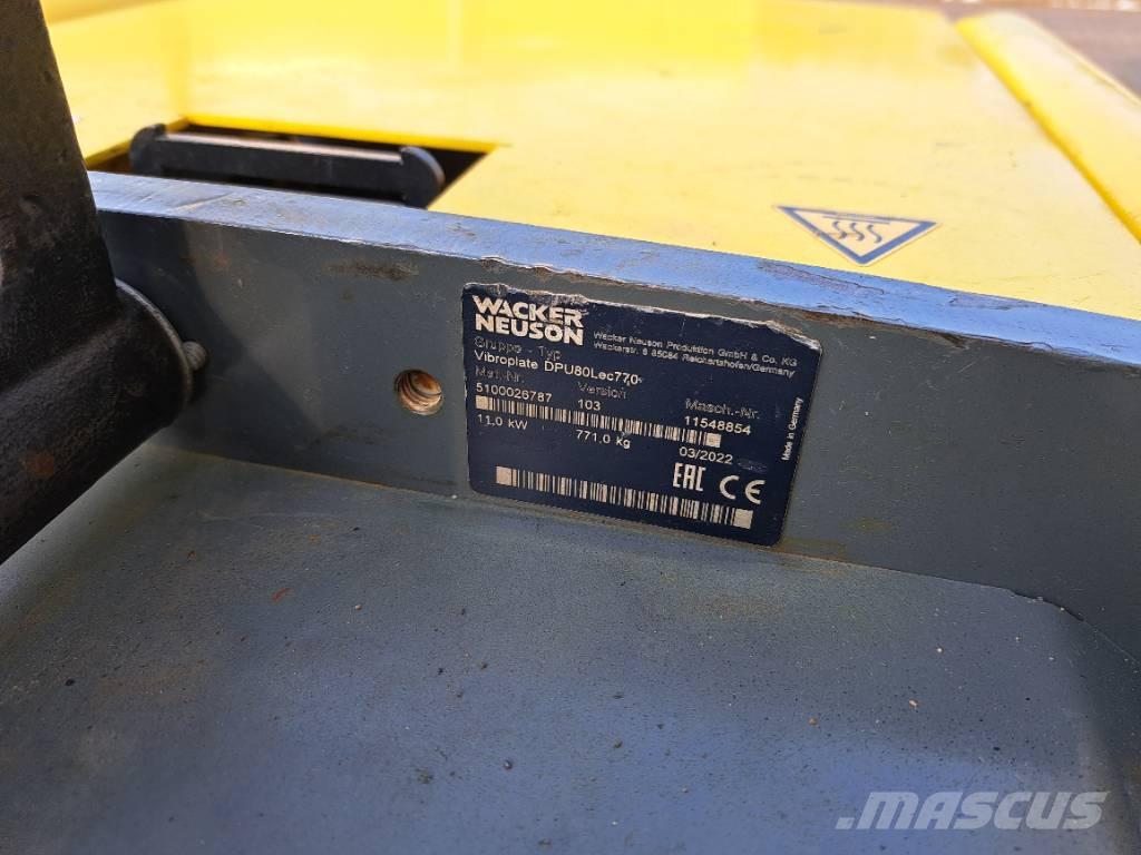 Wacker Neuson DPU 80 دكاكات أفقية