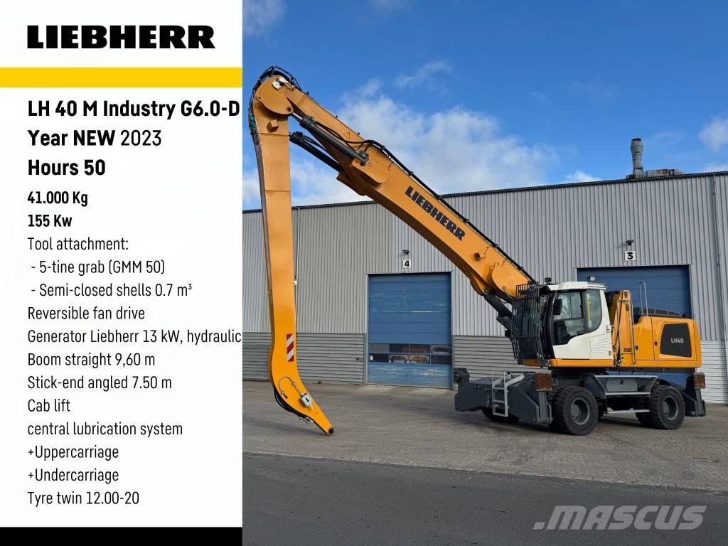 Liebherr LH40 مناولات المخلفات / مناولات صناعية