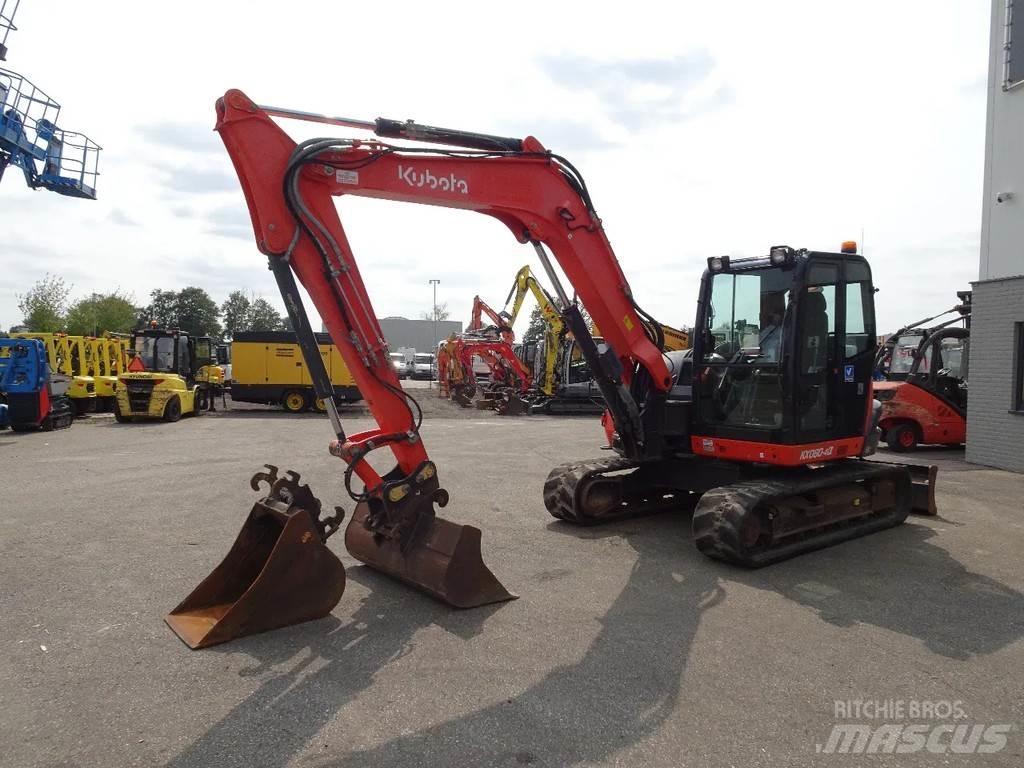 Kubota KX080-4CX حفارات زحافة