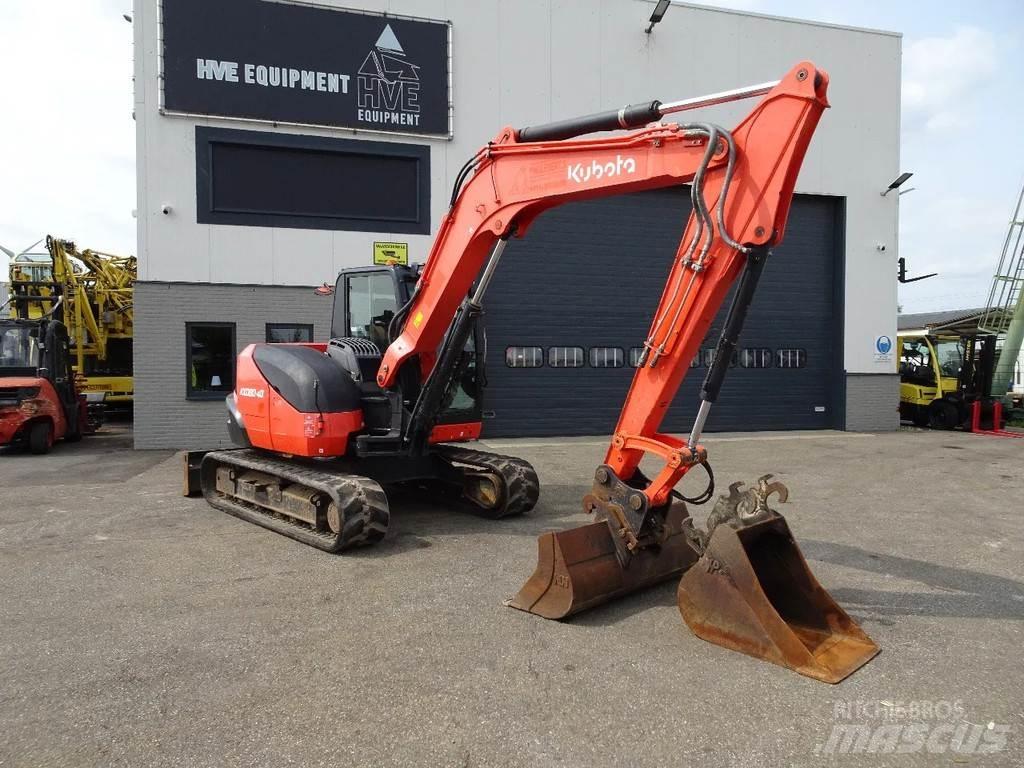 Kubota KX080-4CX حفارات زحافة