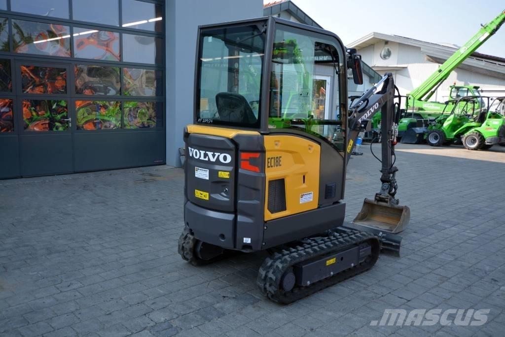 Volvo EC 18 E حفارات صغيرة أقل من 7 طن (حفارات صغيرة)