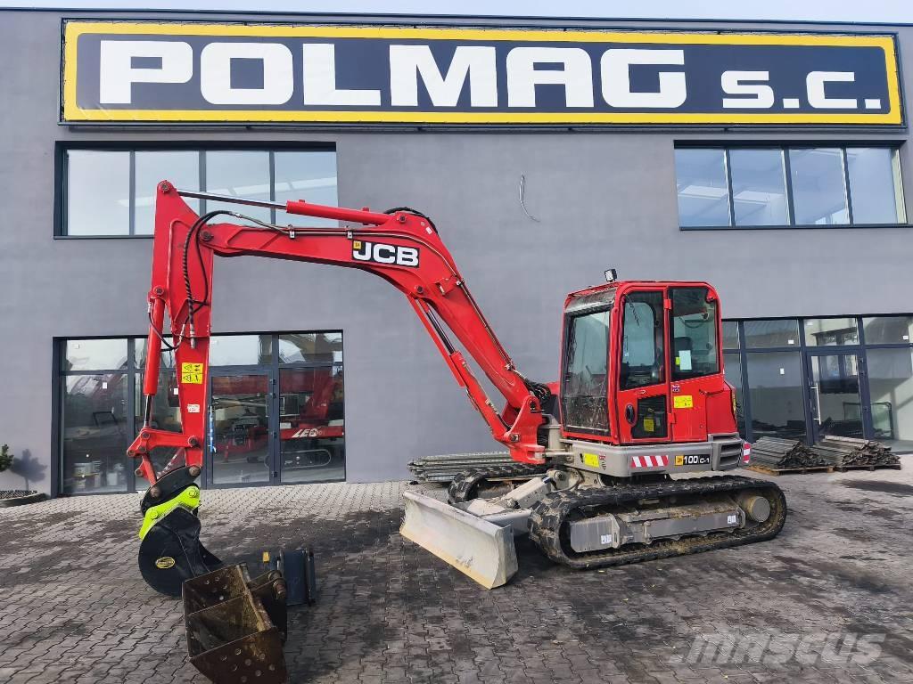 JCB 100 C حفارات وسط 7 طن - 12 طن