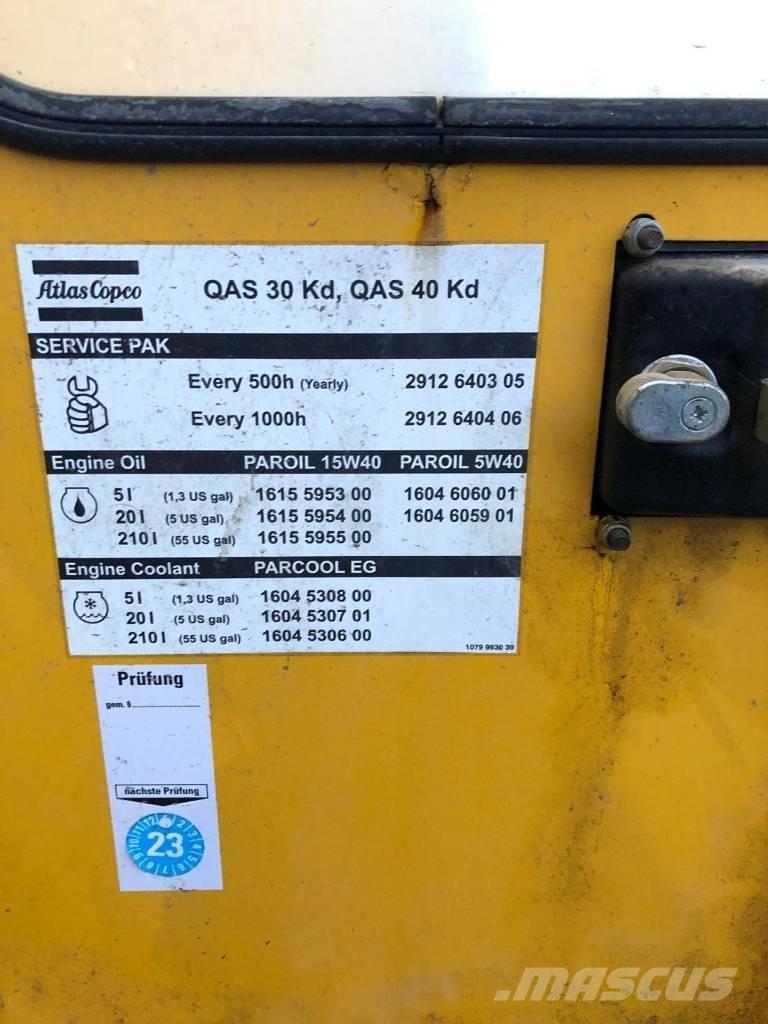 Atlas Copco QAS 30 مولدات ديزل
