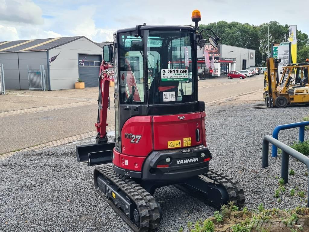 Yanmar vio 27-6 لوادر وحفارات أمامية