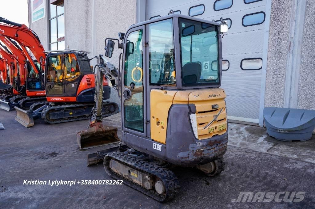 Volvo EC18C حفارات صغيرة أقل من 7 طن (حفارات صغيرة)