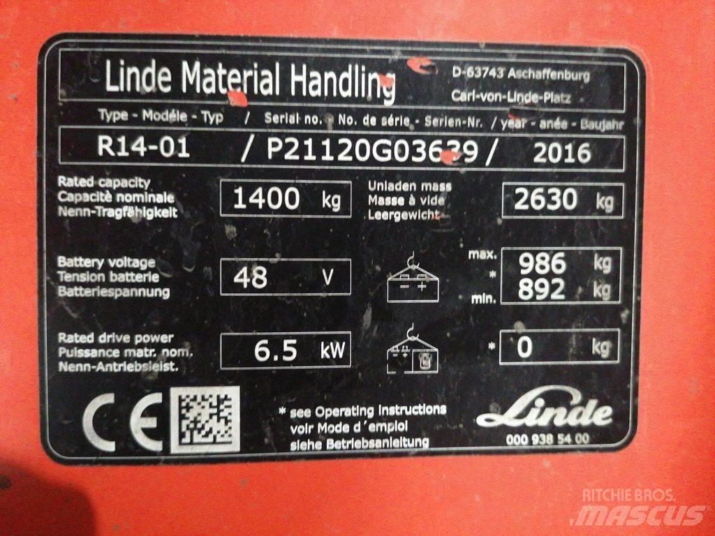 Linde R14-01 شاحنة مناولة