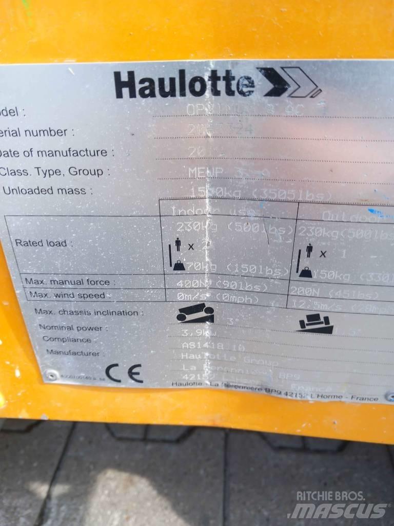 Haulotte Optimum  8 رافعات مقصية الشكل