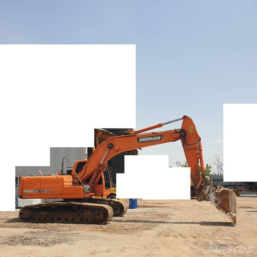 Doosan DX 220 LCA حفارات زحافة