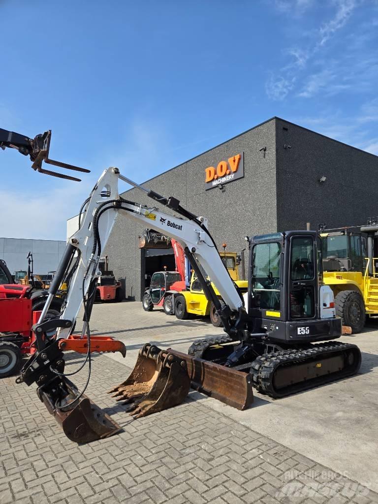 Bobcat E 55 حفارات صغيرة أقل من 7 طن (حفارات صغيرة)