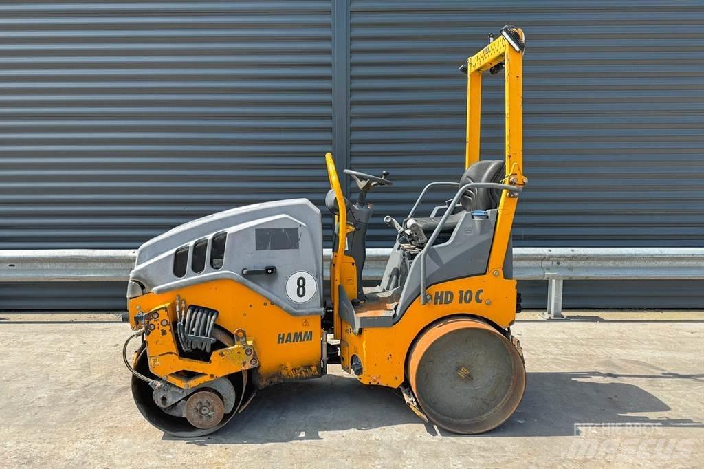 Hamm HD 10C VV مداحل ثنائية الاسطوانة