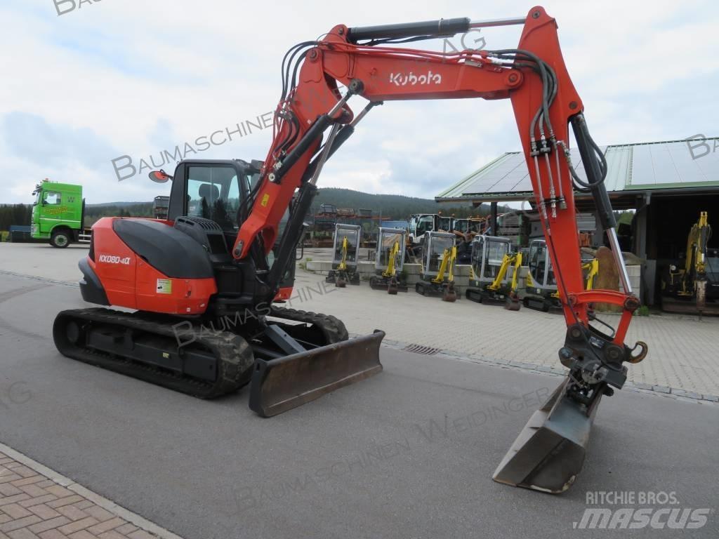 Kubota KX 080-4 حفارات صغيرة أقل من 7 طن (حفارات صغيرة)