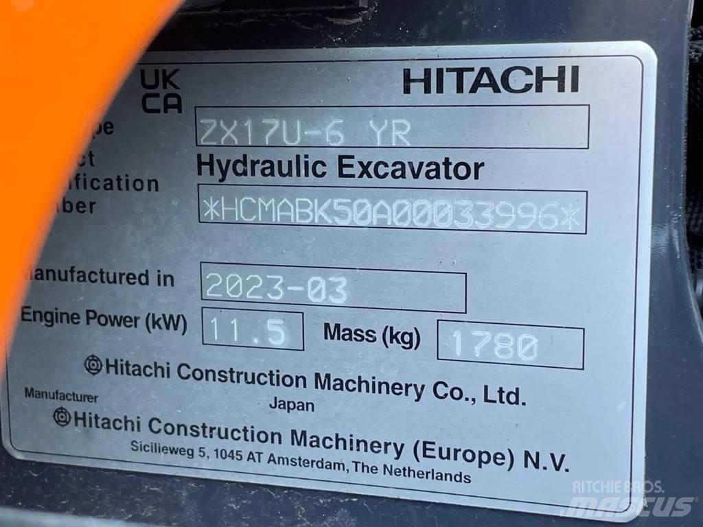 Hitachi ZX17U حفارات صغيرة أقل من 7 طن (حفارات صغيرة)