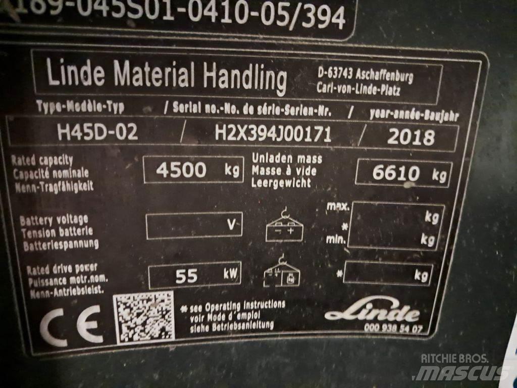 Linde H45D-02 شاحنات الديزل