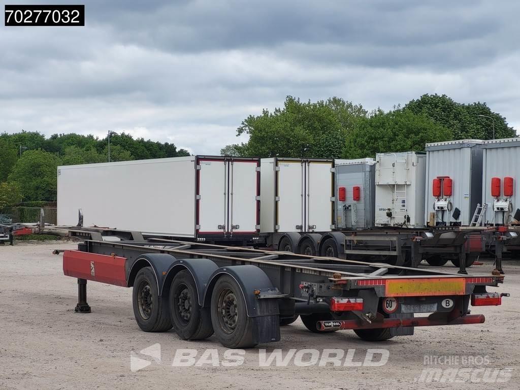 Van Hool 3 axles نصف مقطورات حاويات