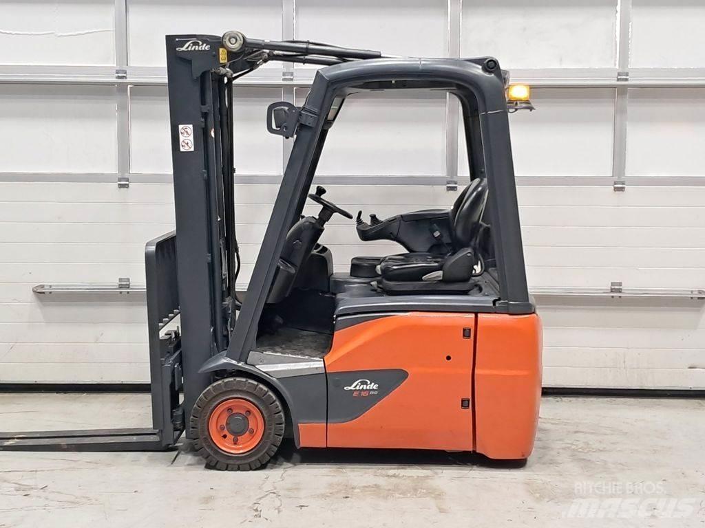 Linde E16C-02 شاحنات ذات رافعات شوكية تعمل بالكهرباء