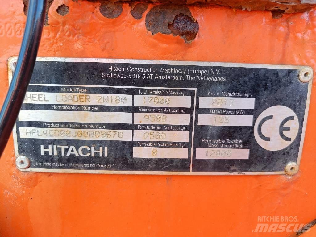 Hitachi ZW 180 لوادر بعجل