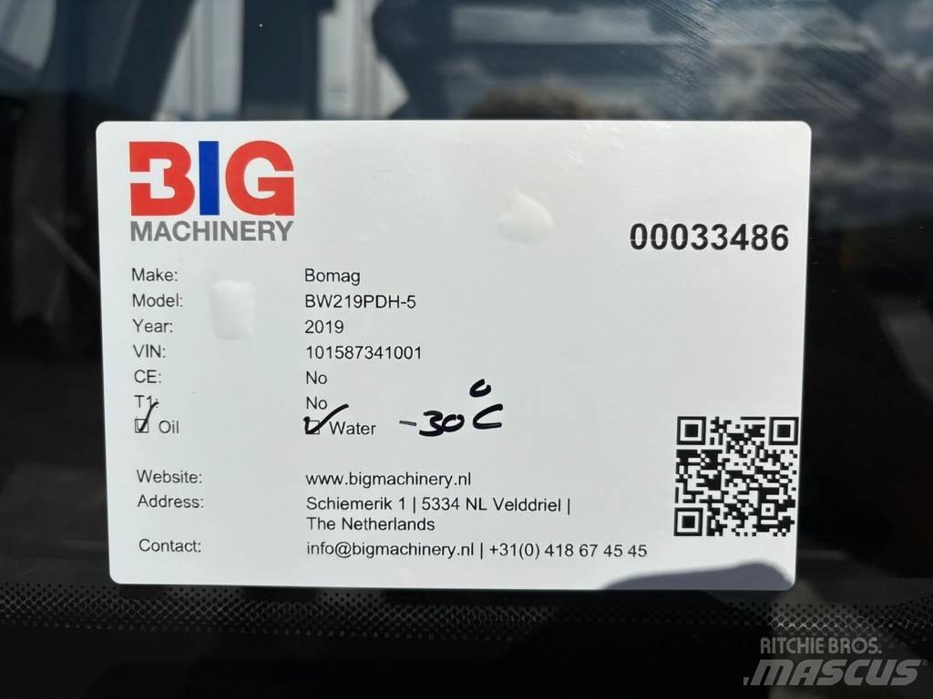 Bomag BW219PDH-5 مداحل أحادية الأسطوانة