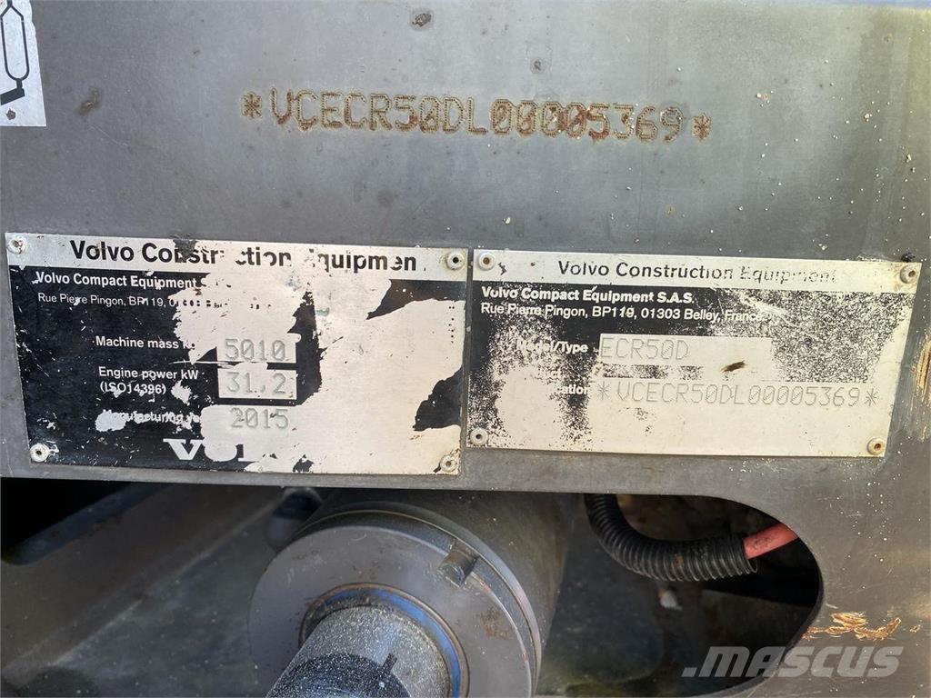 Volvo ECR50 حفارات بعجل