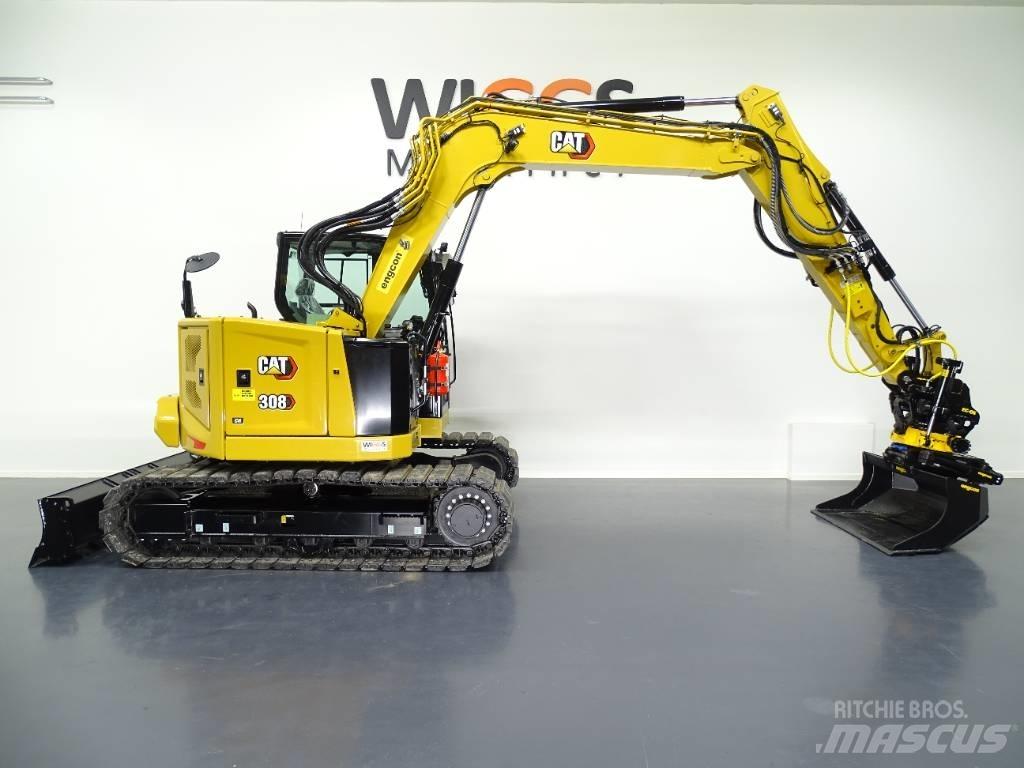 CAT 308 CR حفارات وسط 7 طن - 12 طن