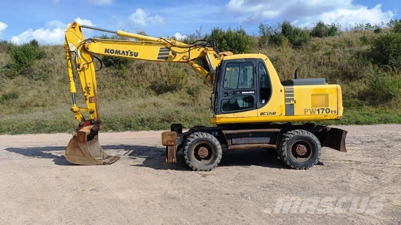 Komatsu PW 170-6 حفارات بعجل