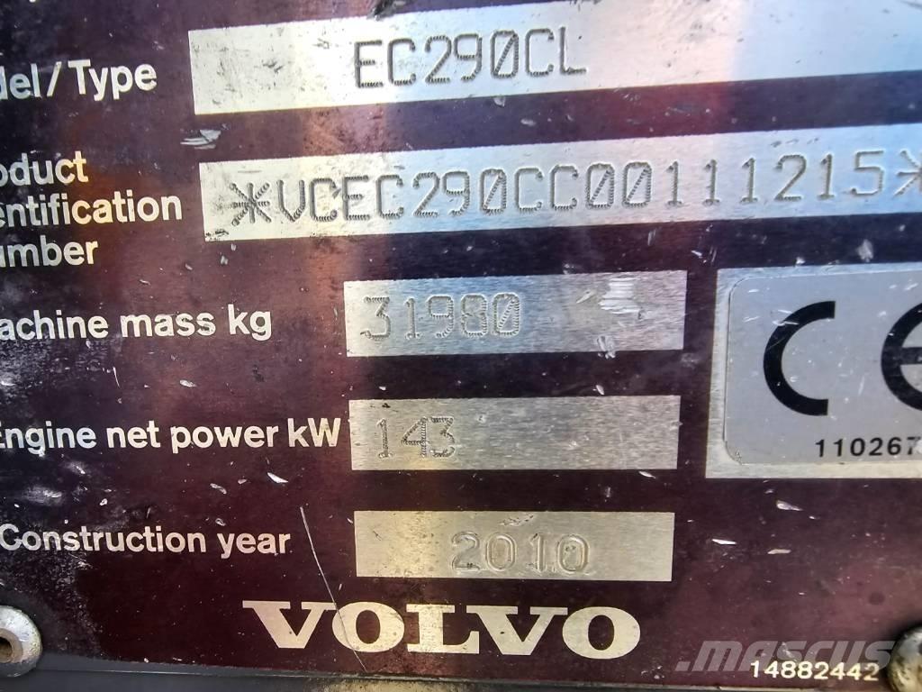 Volvo EC 290 C L حفارات زحافة