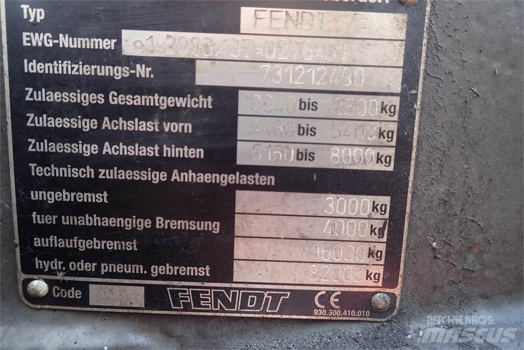 Fendt 820 Vario الجرارات
