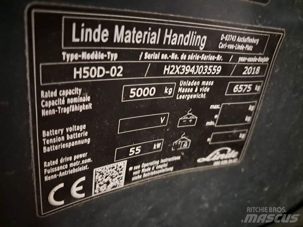 Linde H50D-02 شاحنات الديزل