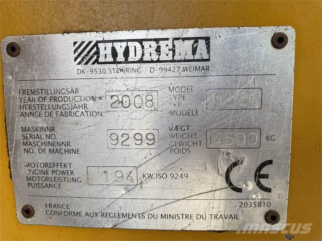 Hydrema 922C عربات نقل قلابة للمواقع