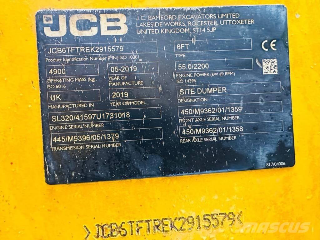 JCB 6 T عربات نقل قلابة للمواقع